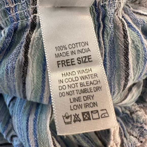 Linen Blend Macrame Strap Maxi Sundress - Picture 5 of 6